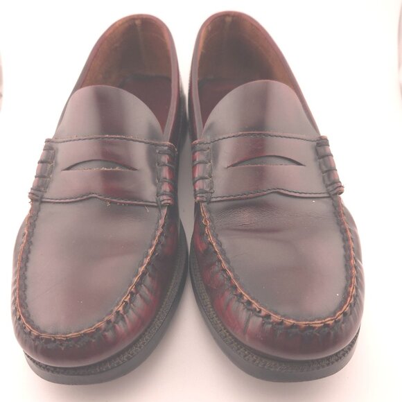 G.H. Bass Walton Burgundy Penny Loafers 7.5M Men\'s main image 10